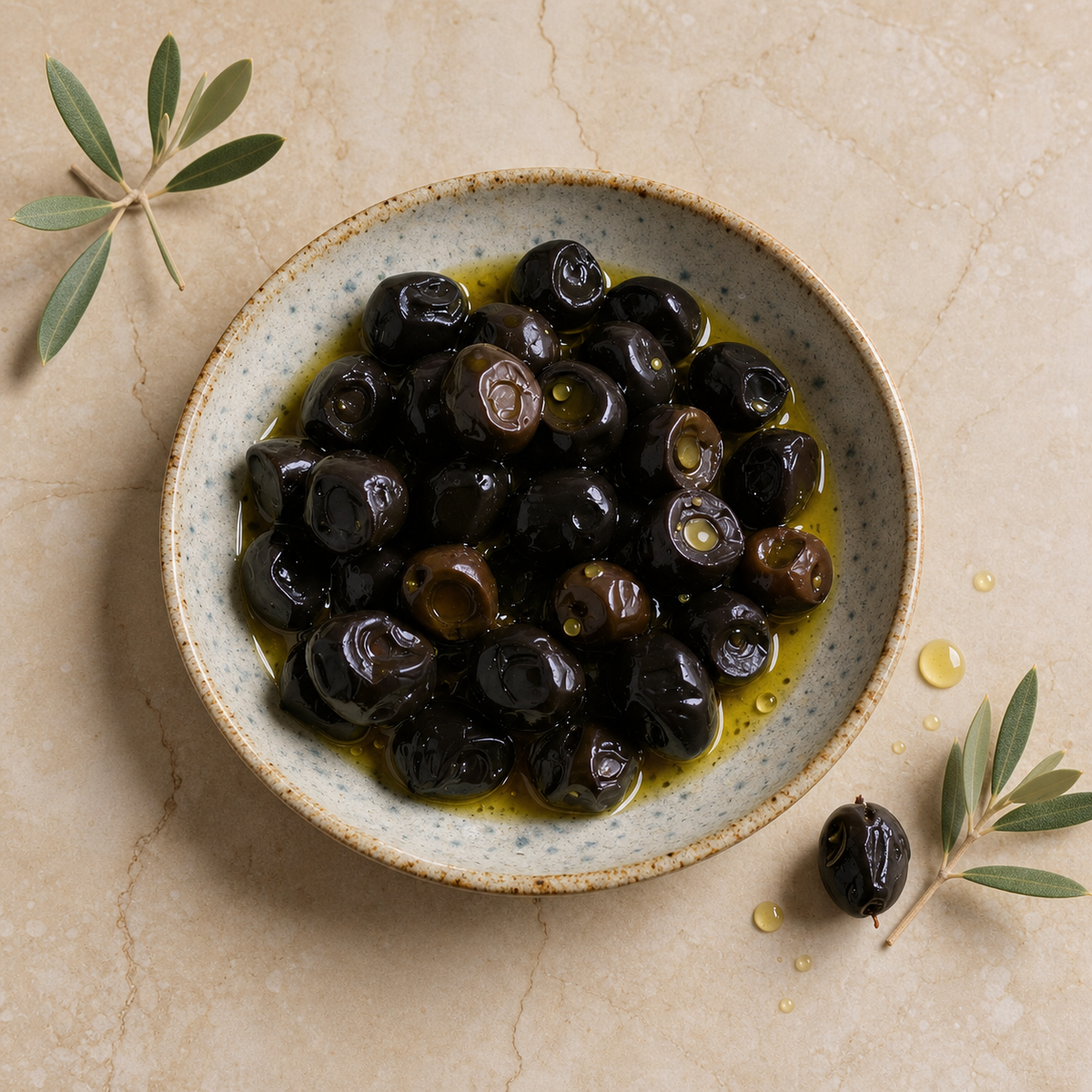 Siyah Ayvalık sele zeytin - %100 doğal, Deryadan