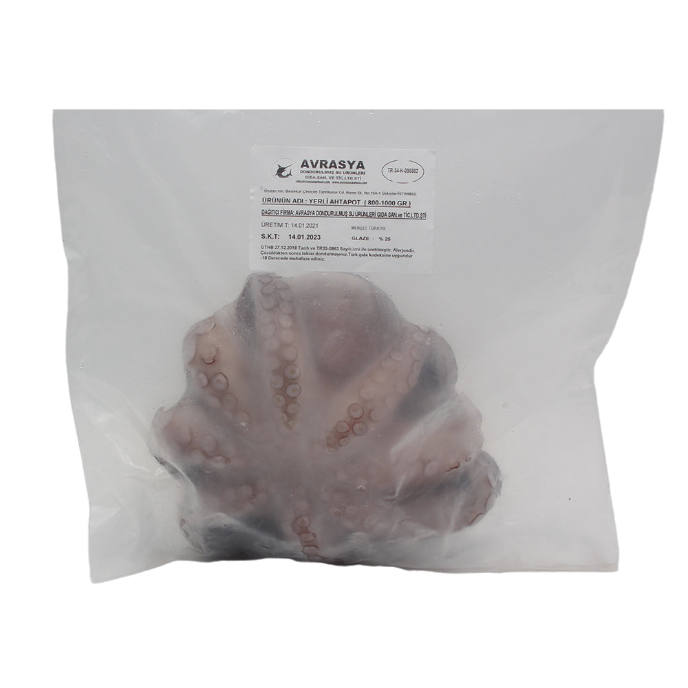 Ahtapot Bütün Yerli 800-1000 gr (20 kg )