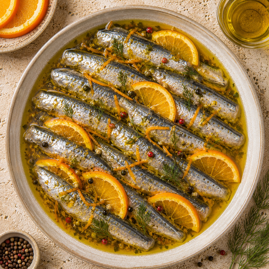 Portakallı Sardalya Marin